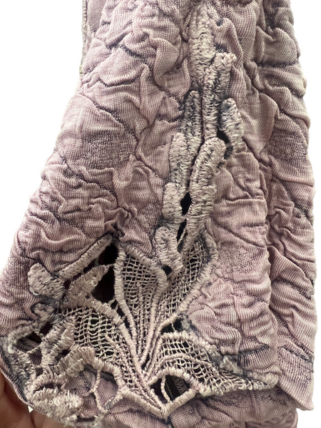 Macrame Short Sleeves Shirt