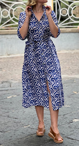 Linen Long Shirt Dress