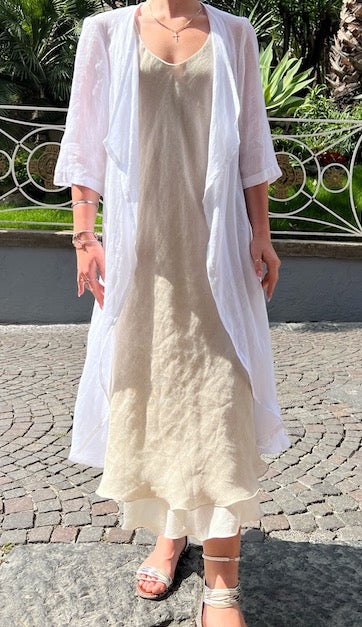 LINEN COAT CARDIGAN, the italian linen shop by luiselle moda LINEN COAT CARDIGAN, the italian linen shop by luiselle moda