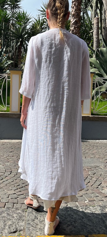 LINEN COAT CARDIGAN, the italian linen shop by luiselle moda LINEN COAT CARDIGAN, the italian linen shop by luiselle moda