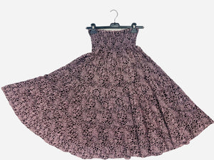 Macrame Rose Midi Skirt